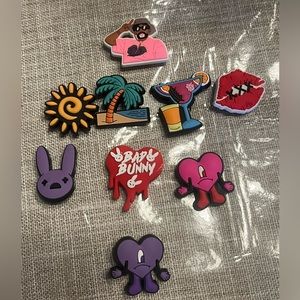 Bad bunny croc charms